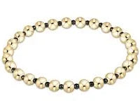 enewton Faceted Hematite - Grateful Pattern 5mm Bead Bracelet