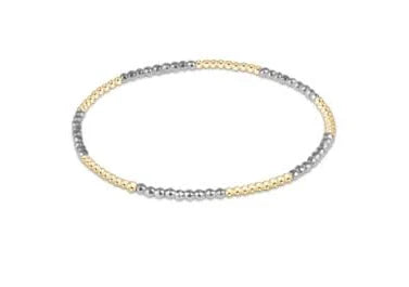 enewton Blissful Pattern 2mm Bead Bracelet - Faceted Hematite