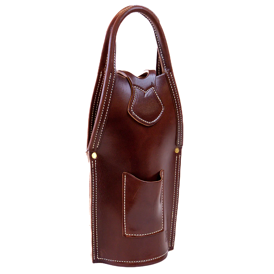 Kingfisher Leatherworks, Single Barrel Bottle Tote, Limited Edition Shamrock