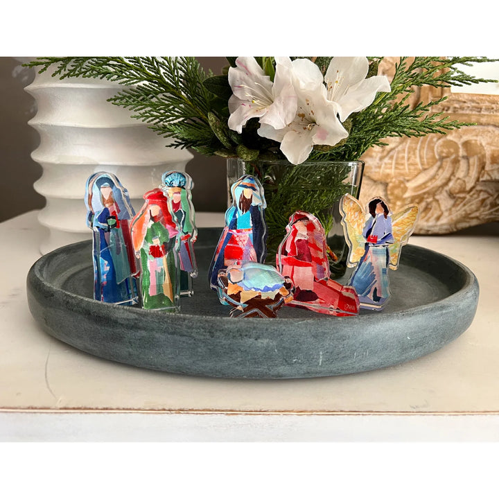 Acrylic Nativity Set, Small