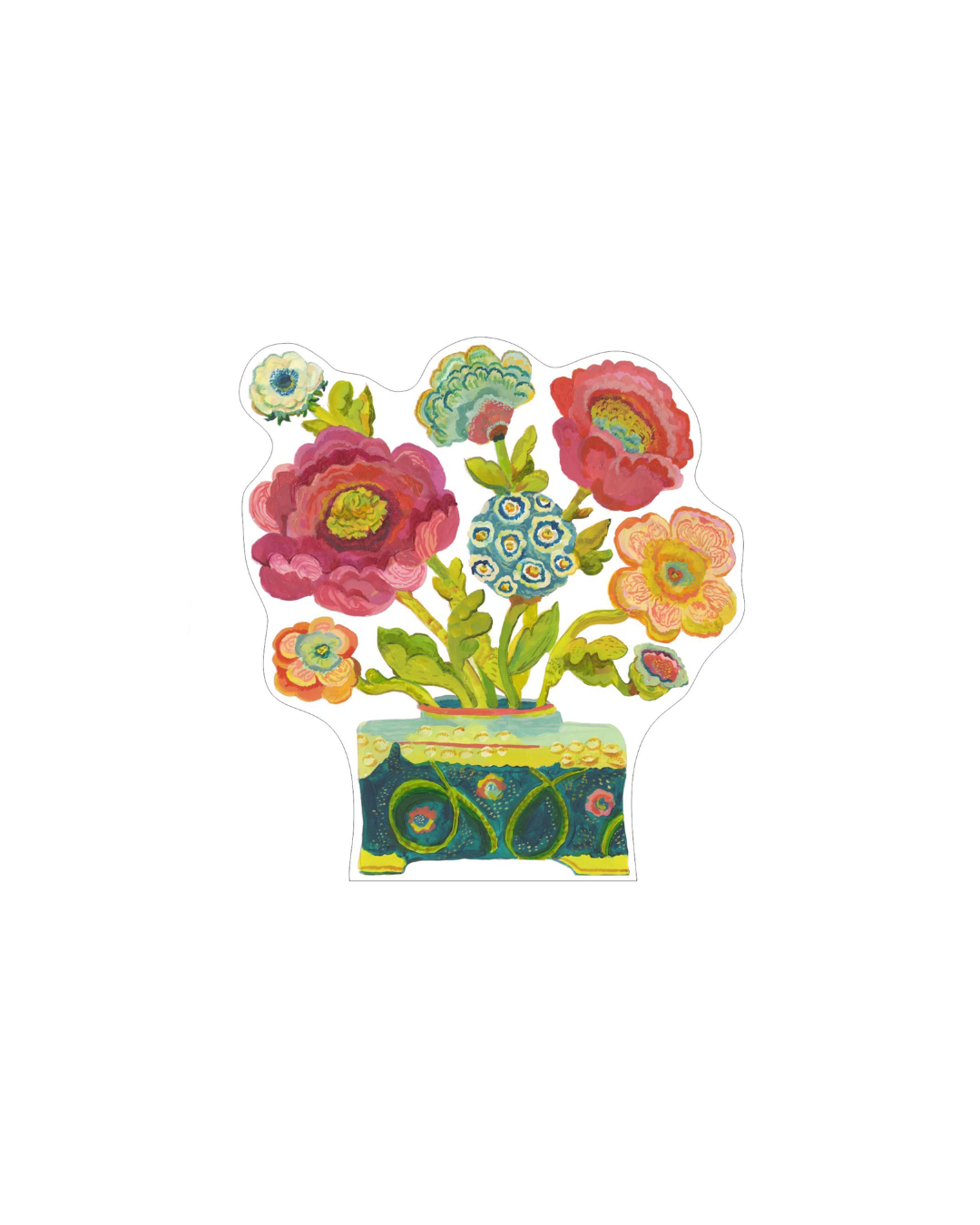 Provence Poppy II Acrylic Shelf Sitter