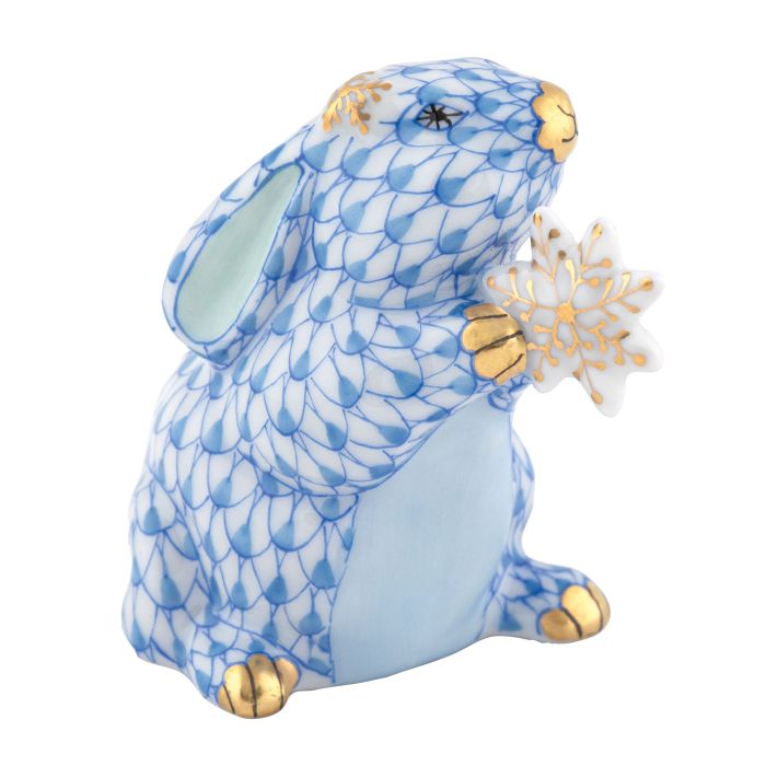Snowflake Bunny, Blue