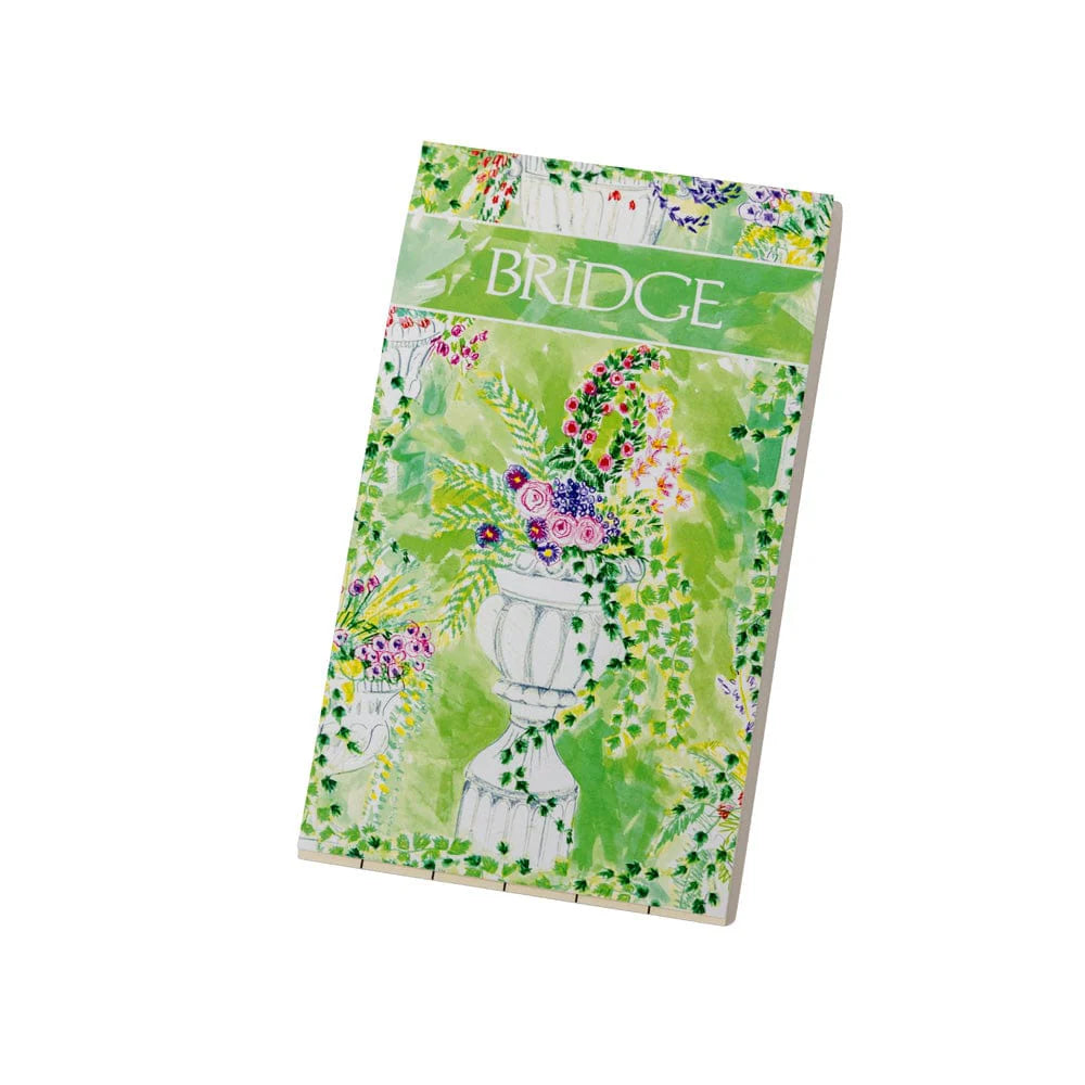Caspari Jardin De Luxembourg Bridge Score Pad