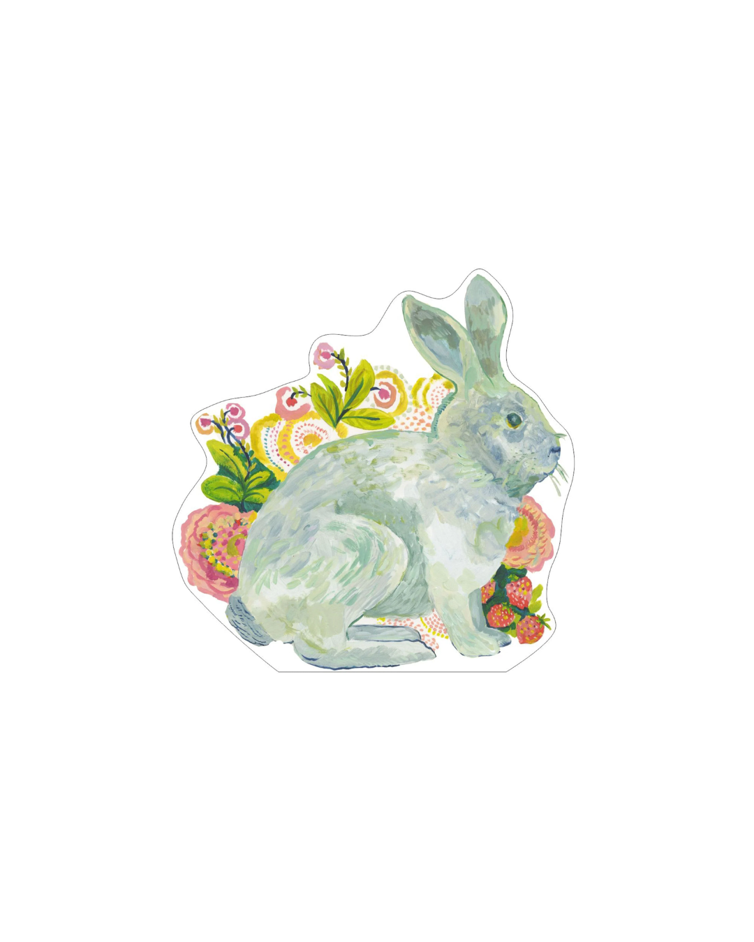 Strawberry Rabbit Mini Acrylic Shelf Sitter