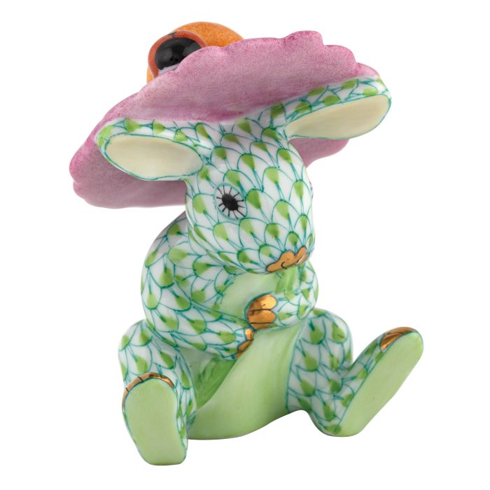 Herend Umbrella Bunny, Key Lime