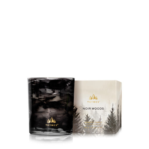 Thymes Noir Woods Boxed Candle