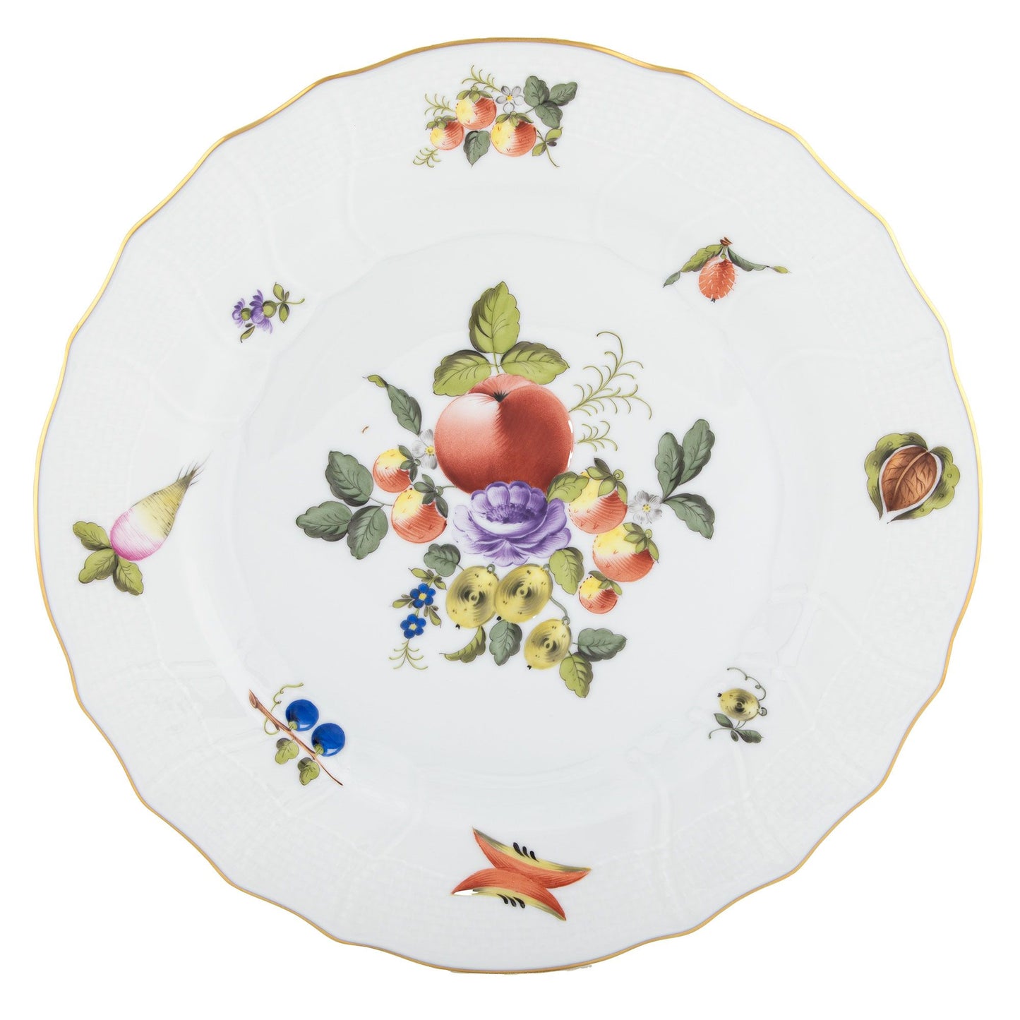 Herend Fruits and Flowers, Dinner Plate