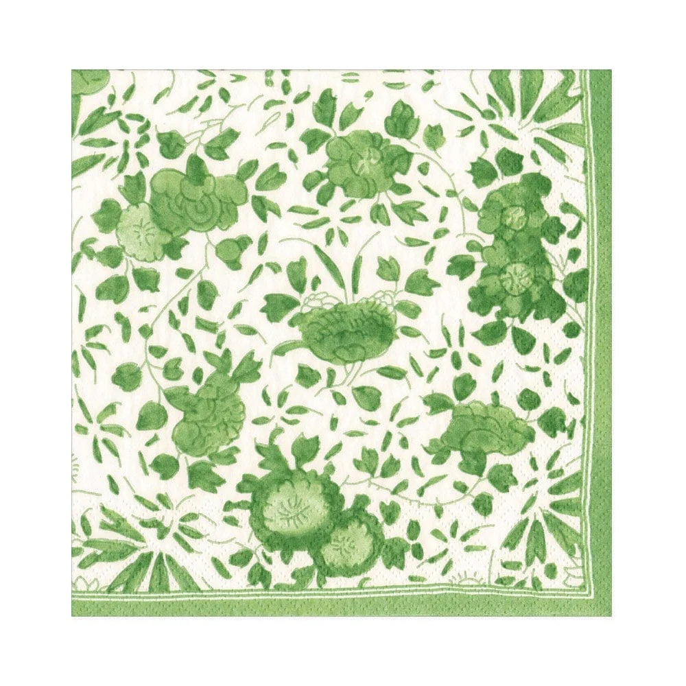 Delft Green Luncheon Napkin