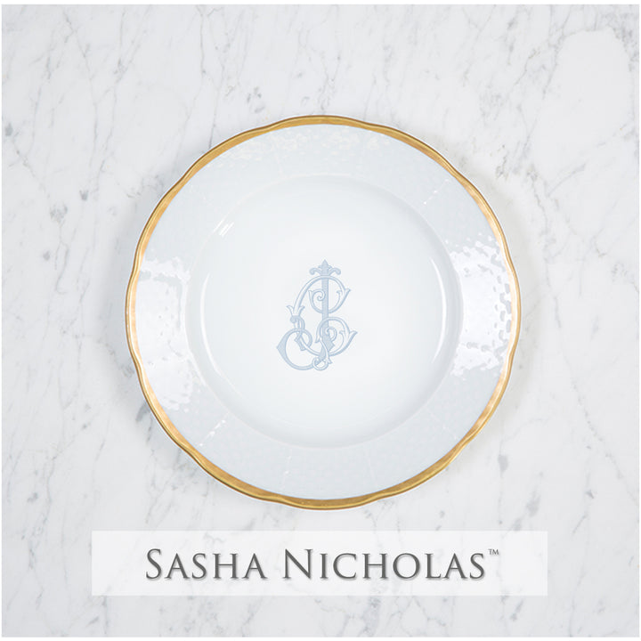 Sasha Nicholas Custom Salad Plate for Caroline and Jonathan