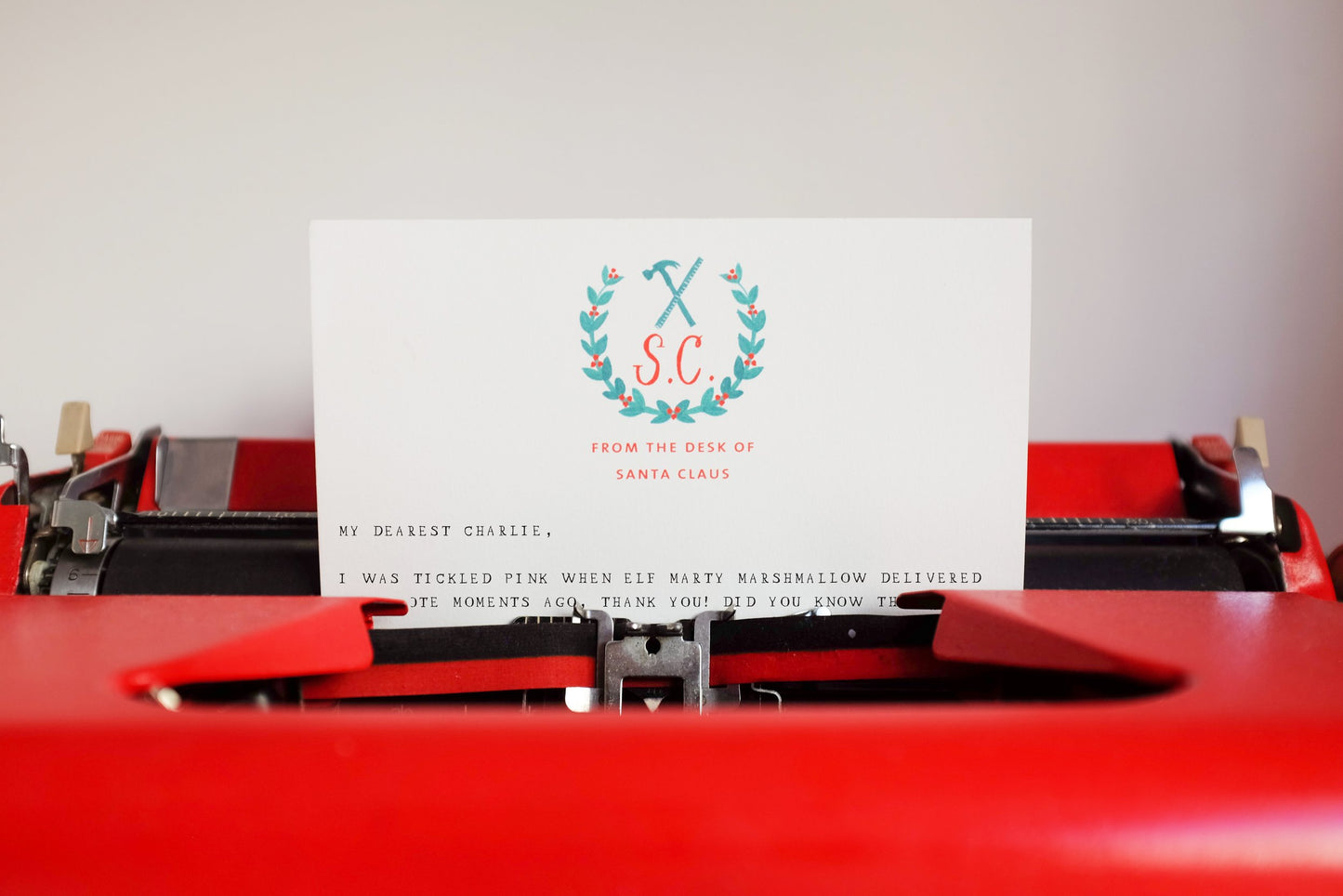 Mr. Boddington's Studio Santa Writes Back (!!) Kit