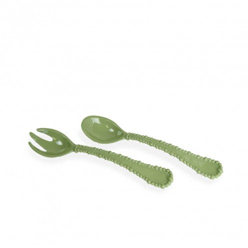 Beatriz Ball VIDA Alegria Small Salad Servers Green, SMALL