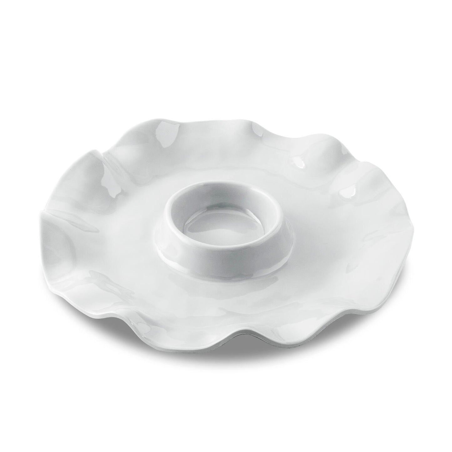 Beatriz Ball MELAMINE Havana Chip & Dip, White