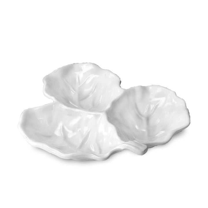 Beatriz Ball MELAMINE Vida Lettuce Triple Dip, White