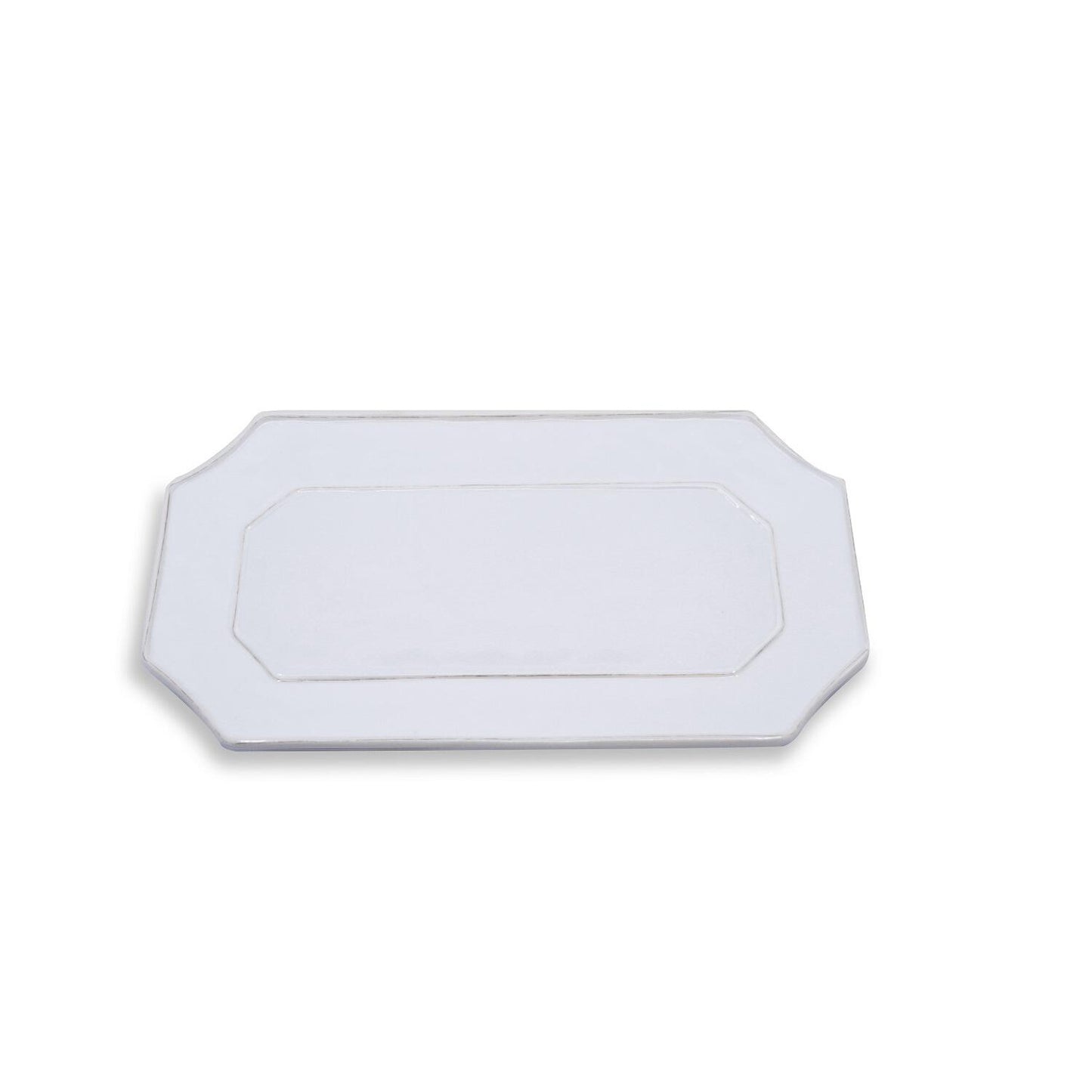 Beatriz Ball Vida Charleston Long Rectangle Platter, white