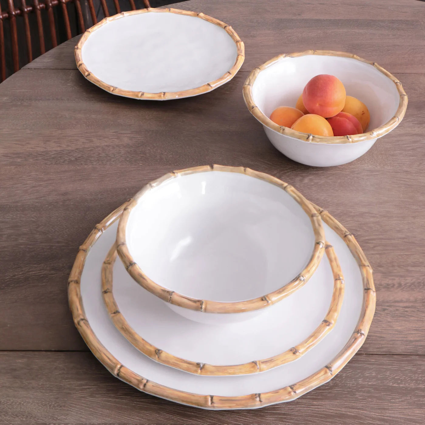 Beatriz Ball VIDA Bamboo Salad Plate, Set of 4