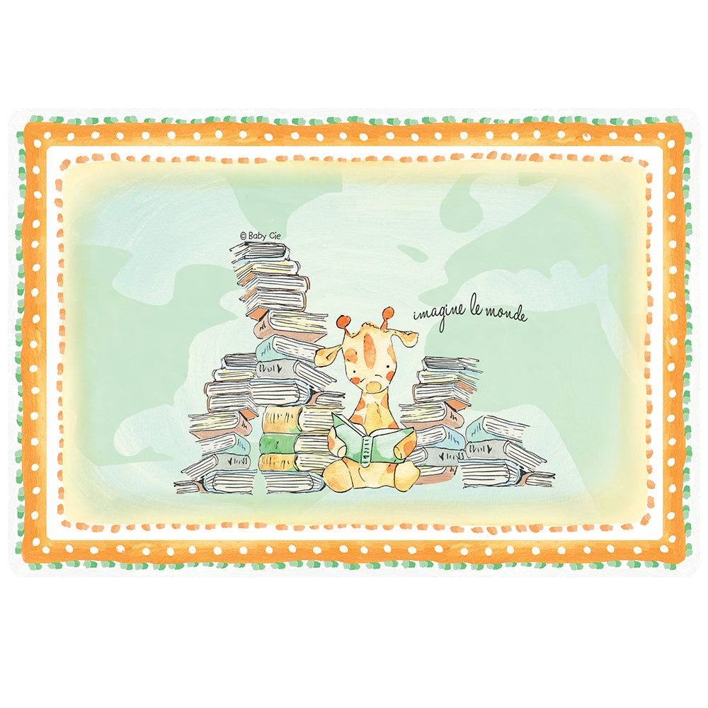 Baby Cie Imagine The World "Imagine Le Monde" Placemat