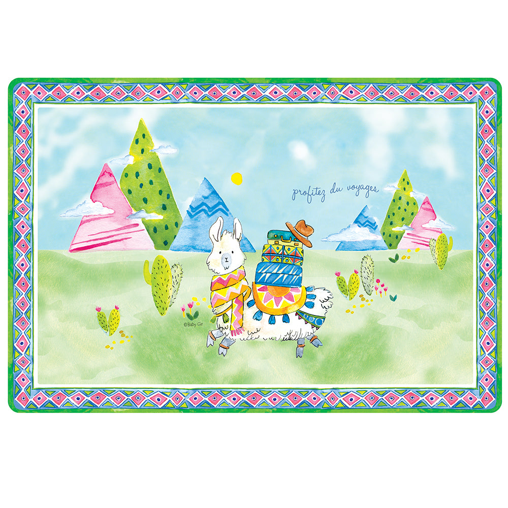 Baby Cie Enjoy The Journey "Profiez Du Voyages" Placemat
