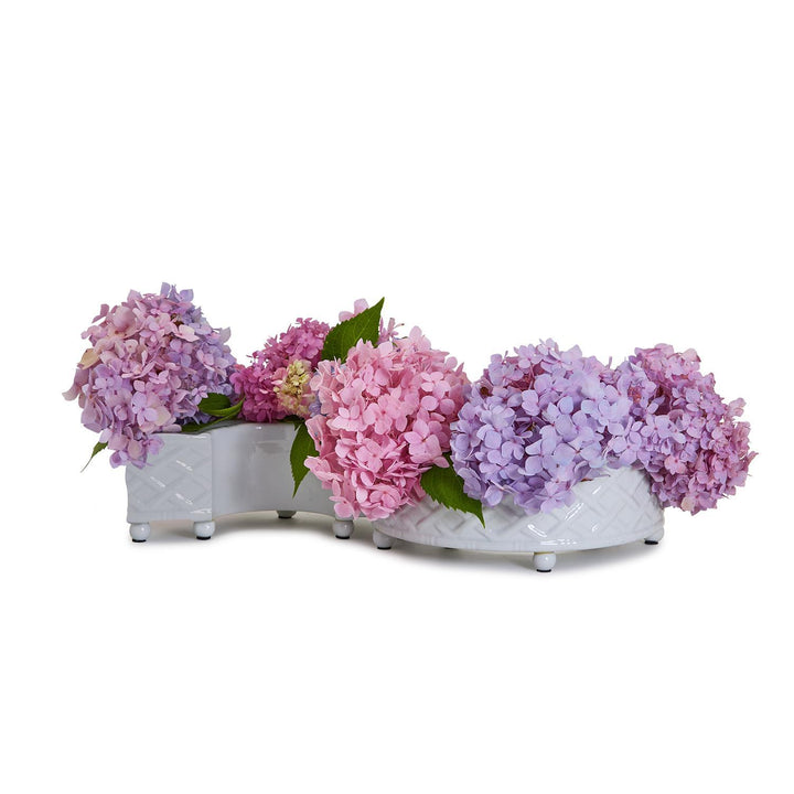 Faux Bamboo Floral Arranger