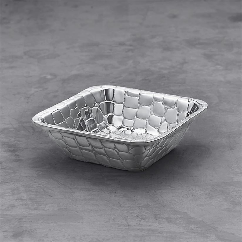 Beatriz Ball PIELES Croc Small Square Bowl