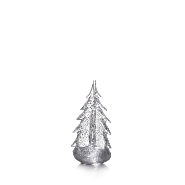 Simon Pearce Silver Leaf Evergreen 10" Tree