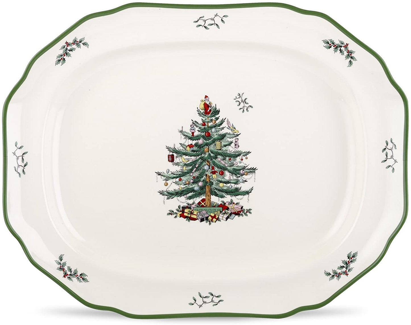 Spode Christmas Tree Sculpted Platter
