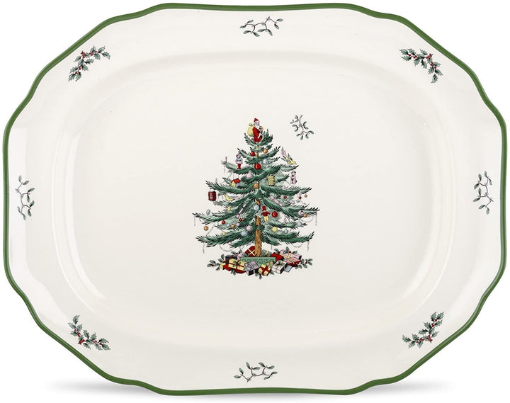 Spode Christmas Tree Sculpted Platter