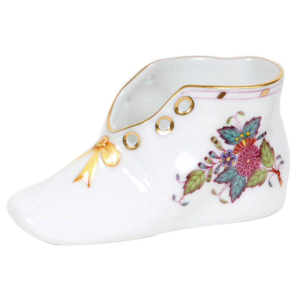 Herend Baby Shoe, Chinese Bouquet