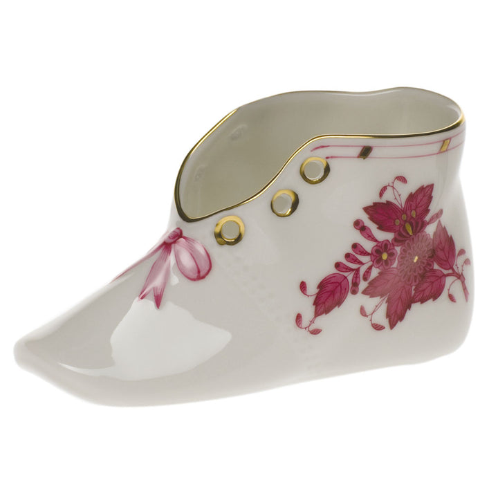 Herend Baby Shoe, Chinese Bouquet