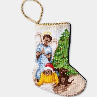 Bauble Stockings Angel of Love by Valdy Confident