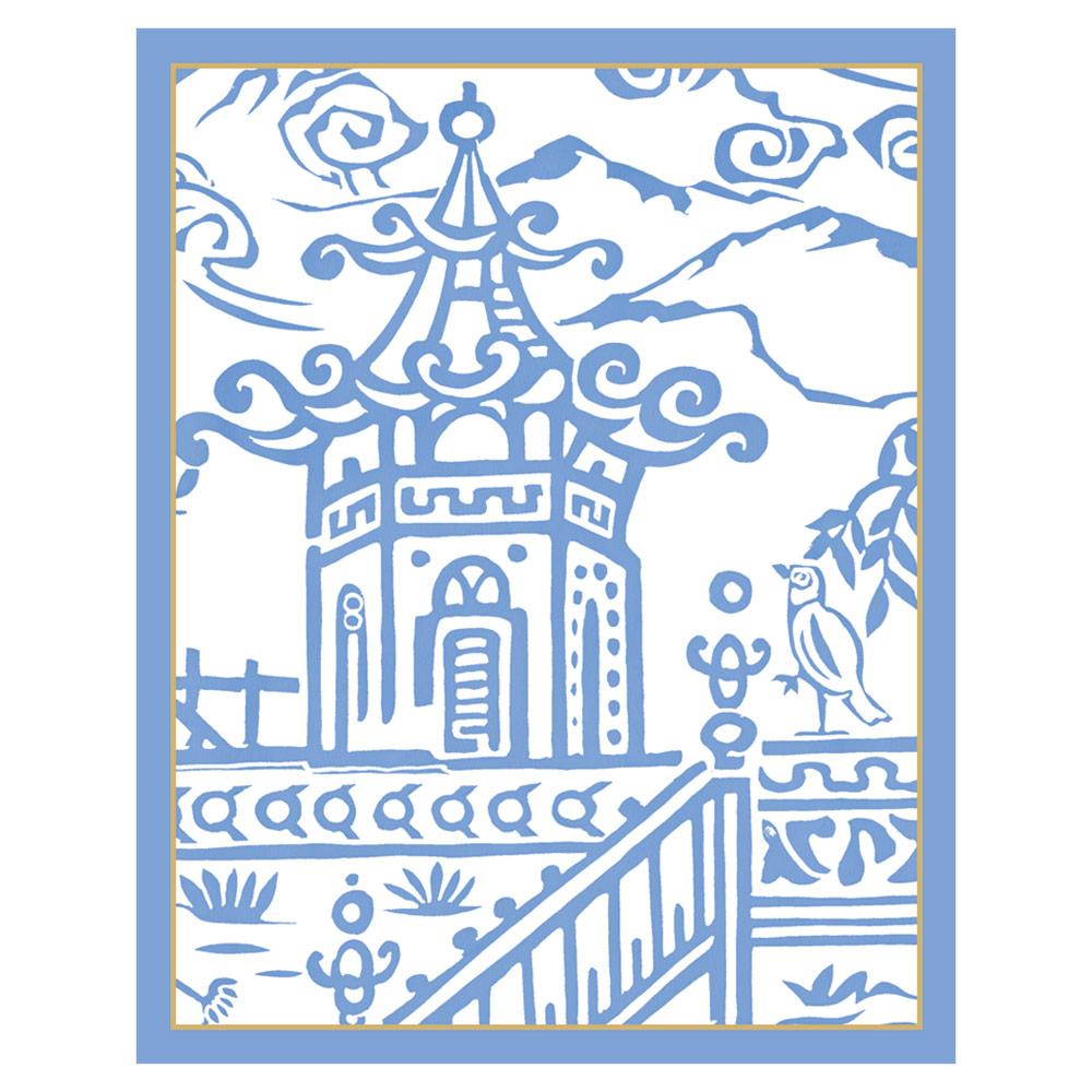 Caspari Pagoda Toile Bridge Tallies