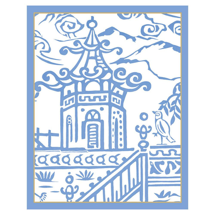 Caspari Pagoda Toile Bridge Tallies