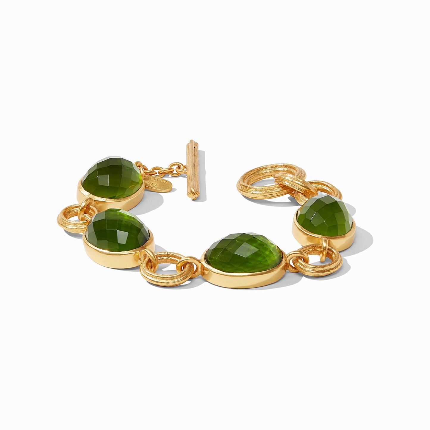 Julie Vos Barcelona Bracelet, Iridescent Jade Green