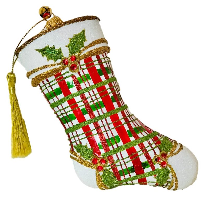 JingleNog Berry Stocked Ornament