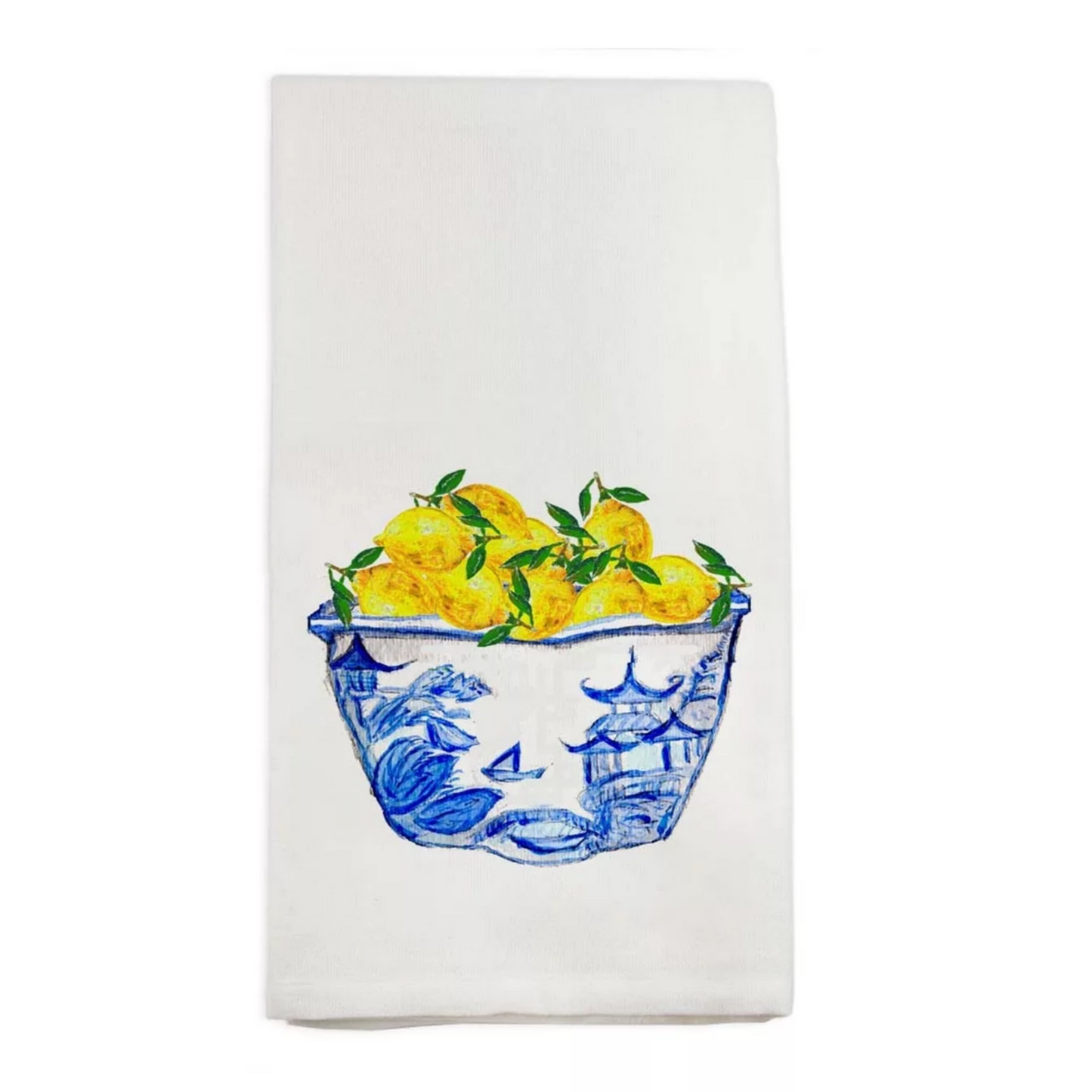 Bowl with Lemons Tea Towel