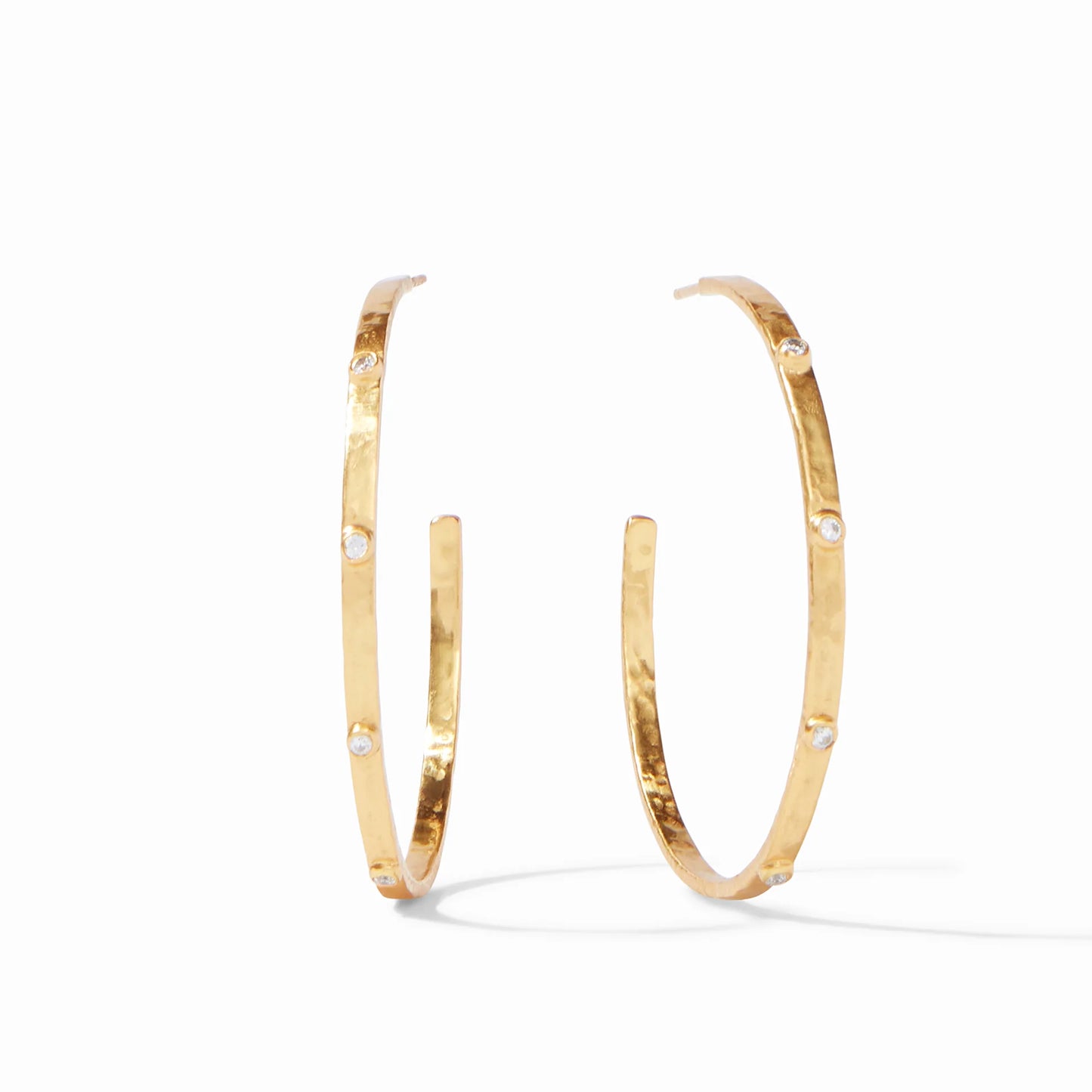 Julie Vos Crescent Stone Earring, Cubic Zirconia