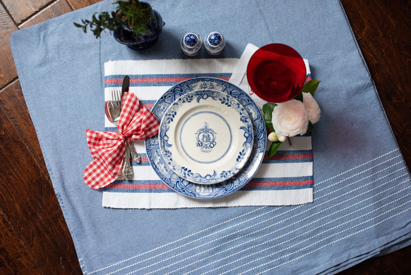 Georgia Plate Blue Salad Plate