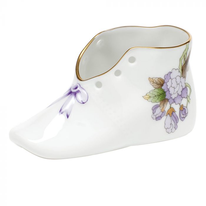 Herend Baby Shoe, Royal Garden