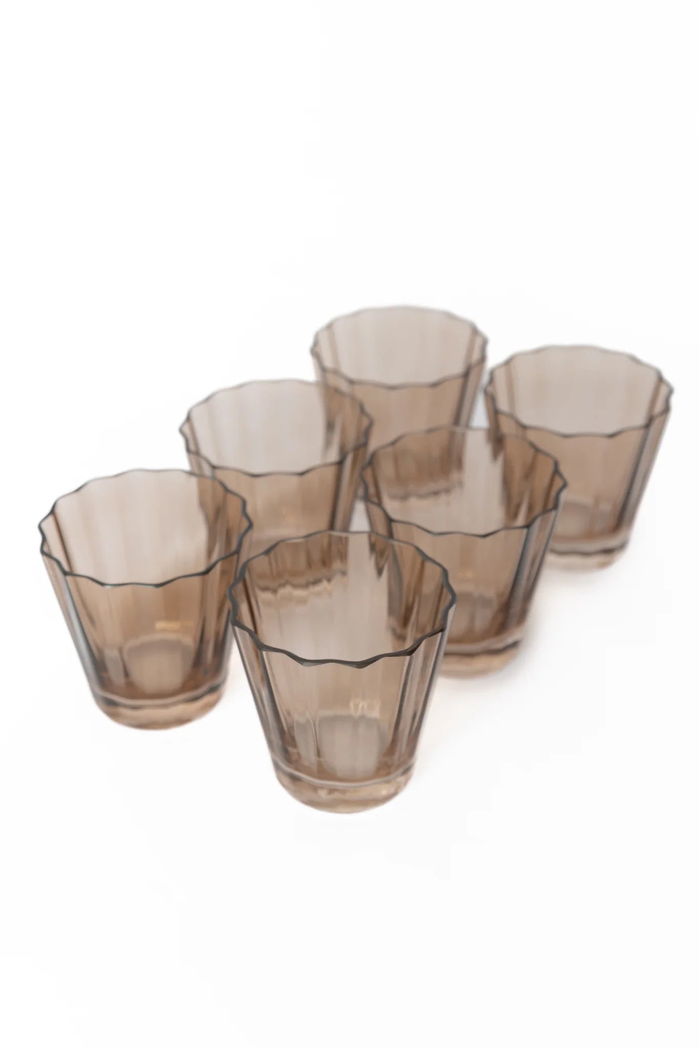 Estelle Colored Glass, Sunday Low Balls, Set of 6