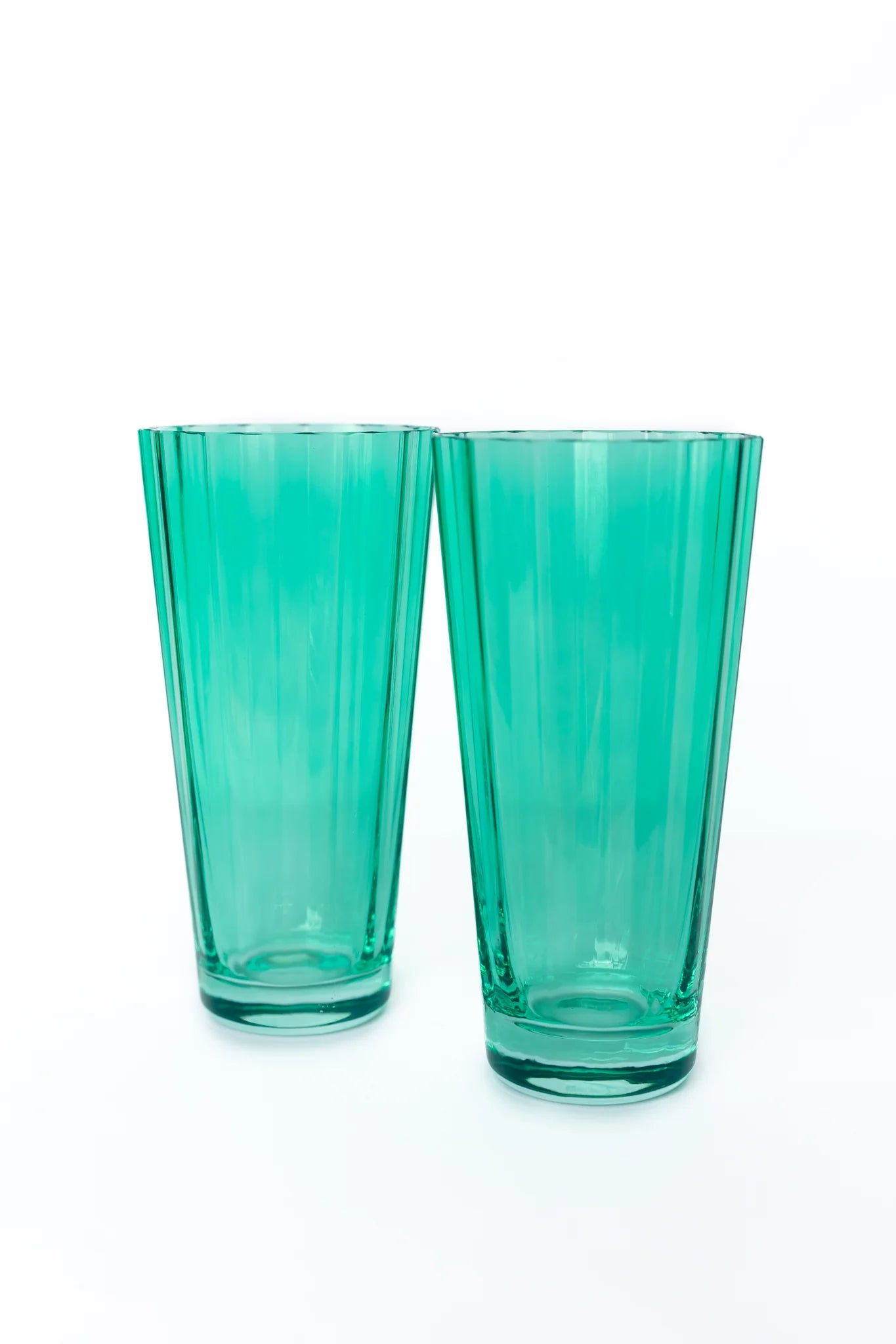Estelle Colored Glass, Sunday High Balls, Set of 2