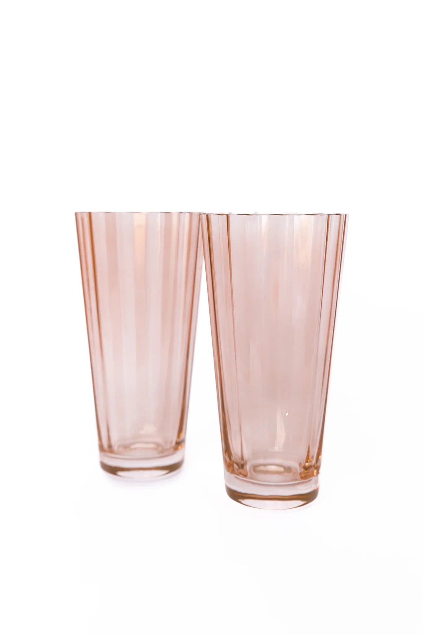 Estelle Colored Glass, Sunday High Balls, Set of 2