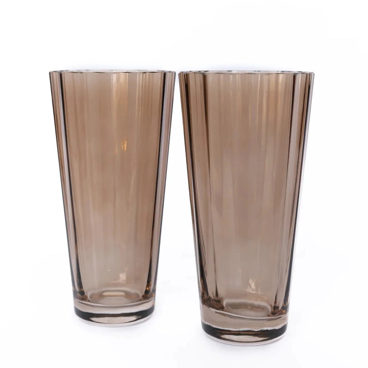 Estelle Colored Glass, Sunday High Balls, Set of 2