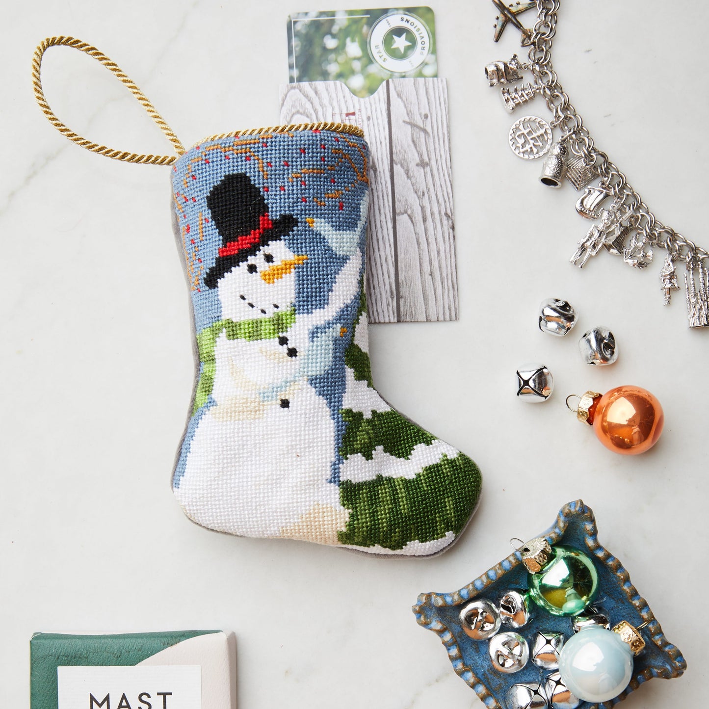 Bauble Stockings Frosty