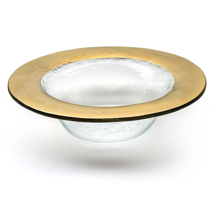 Annieglass Roman Antique Wine Coaster/ Candle Holder