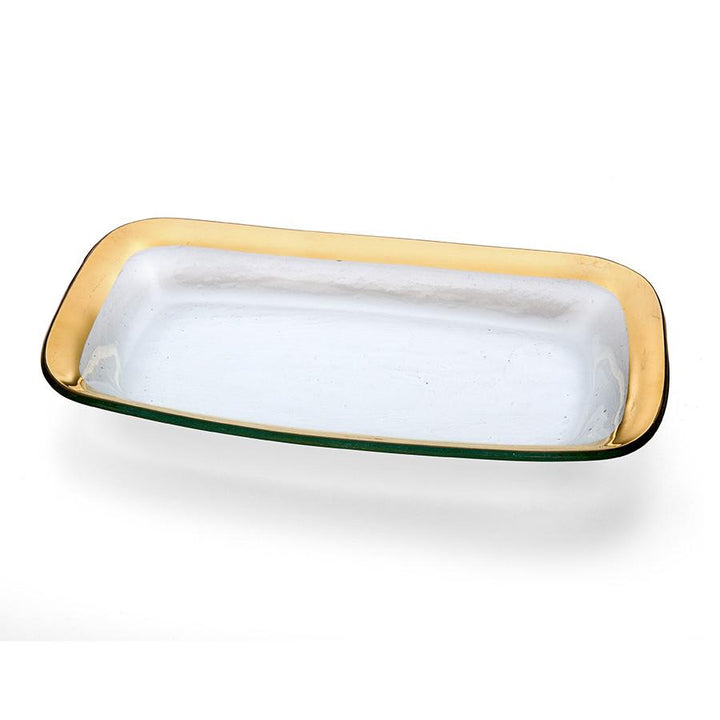 Annieglass Roman Antique Rectangle Asparagus Bowl