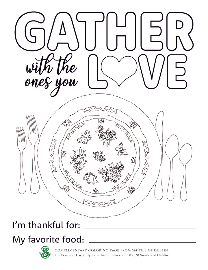 Coloring Sheet, Gather