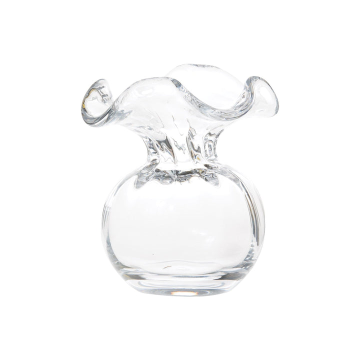 Vietri Hibiscus Bud Vase, Clear