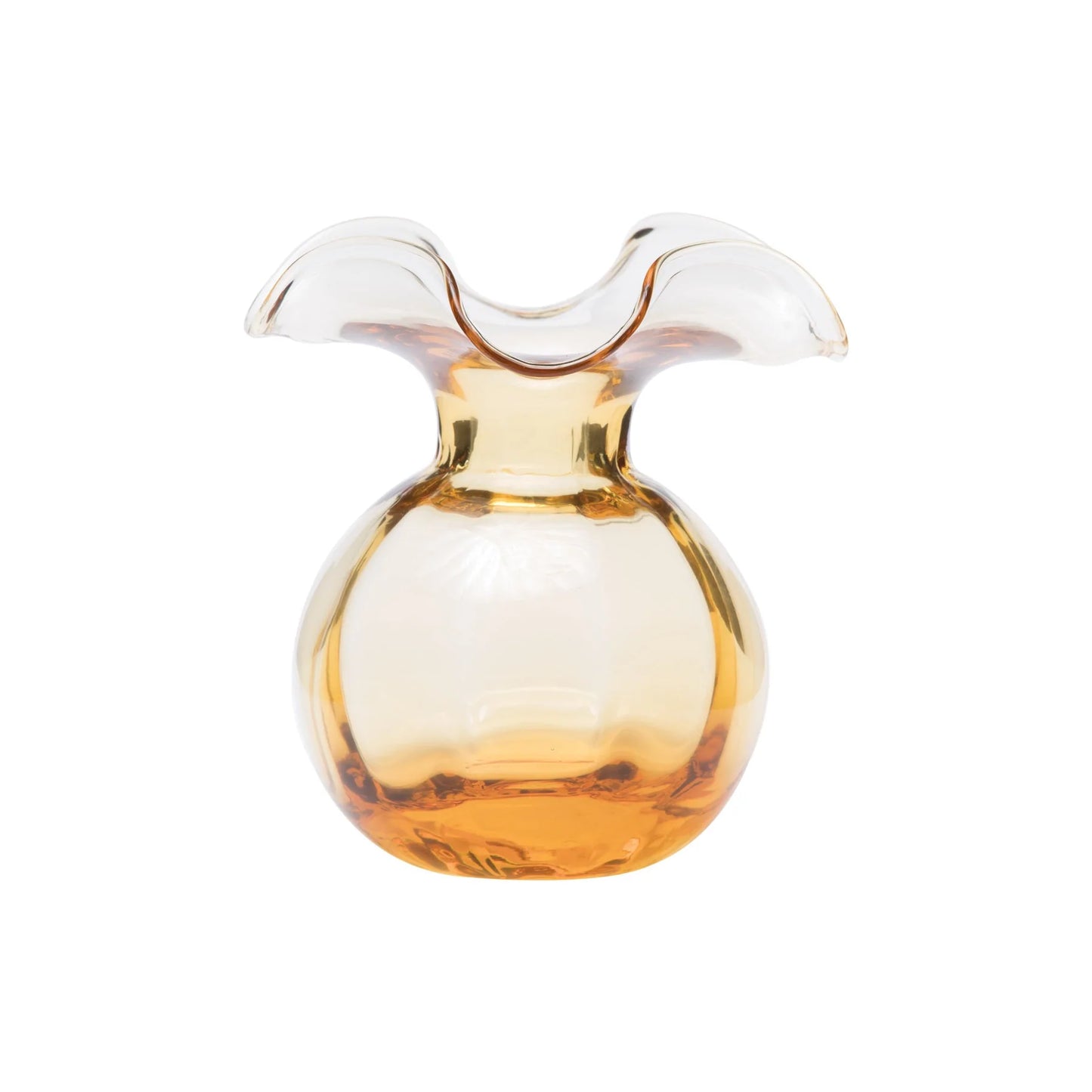 Vietri Hibiscus Bud Vase, Amber