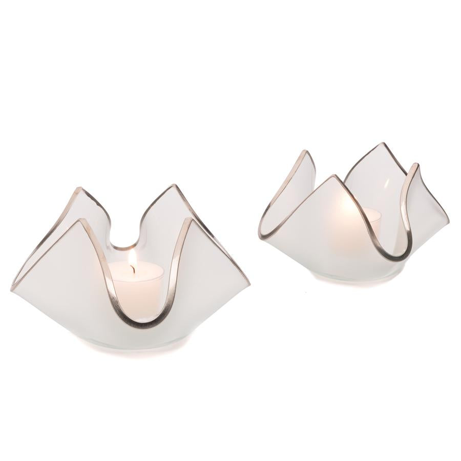 Annieglass Handkerchief Votive