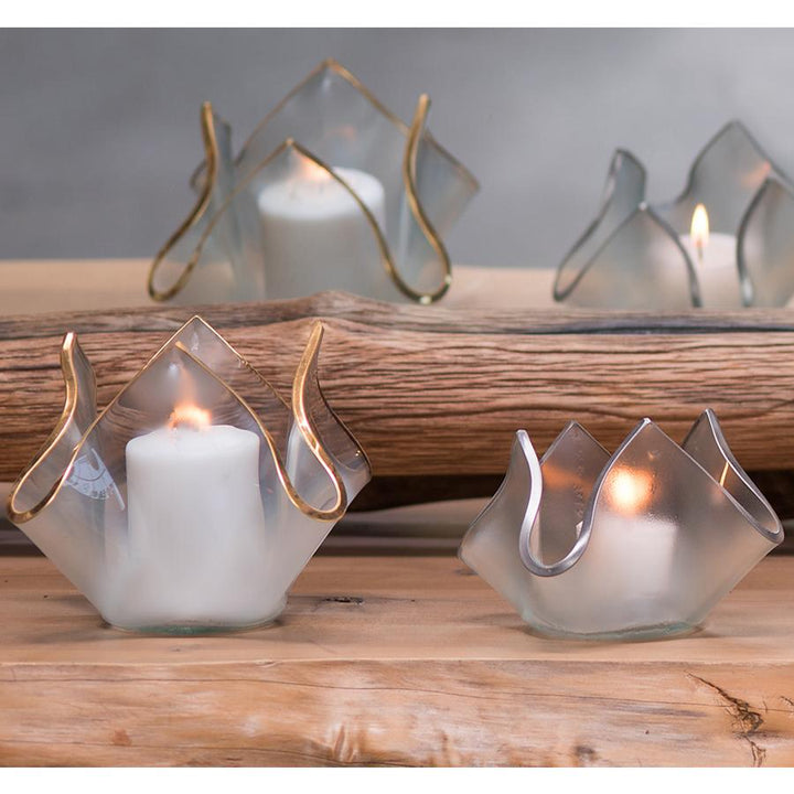 Annieglass Handkerchief Votive