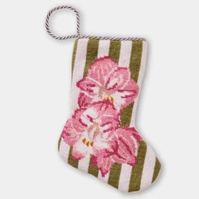 Bauble Stockings Adoring Amaryllis by Hazen